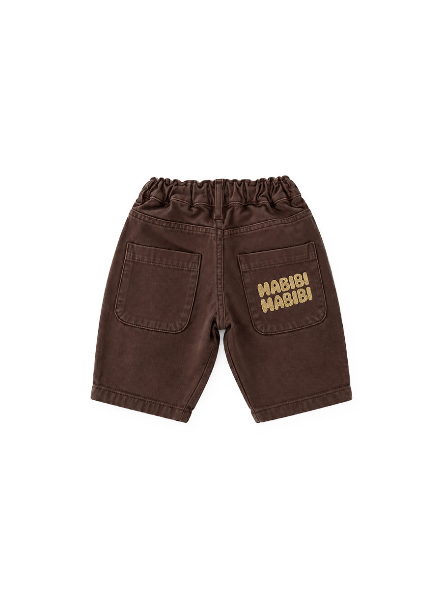 Pantalon Jean Habibi Marron