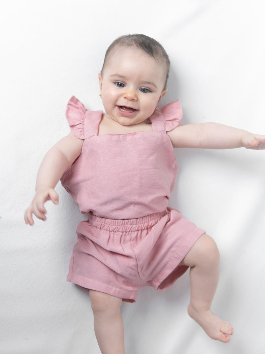 Ensemble Fillette Volant