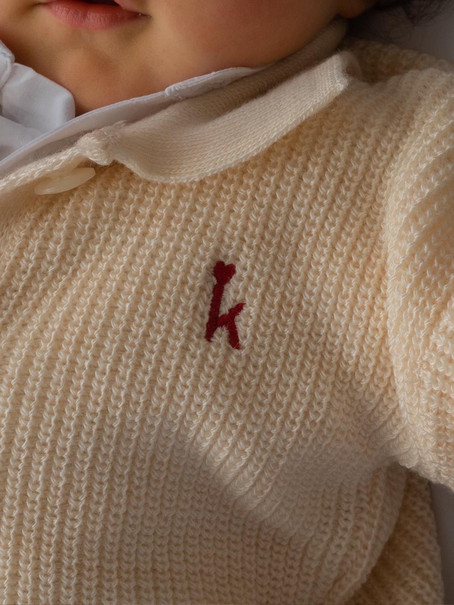 Gilet Tricot Cœur