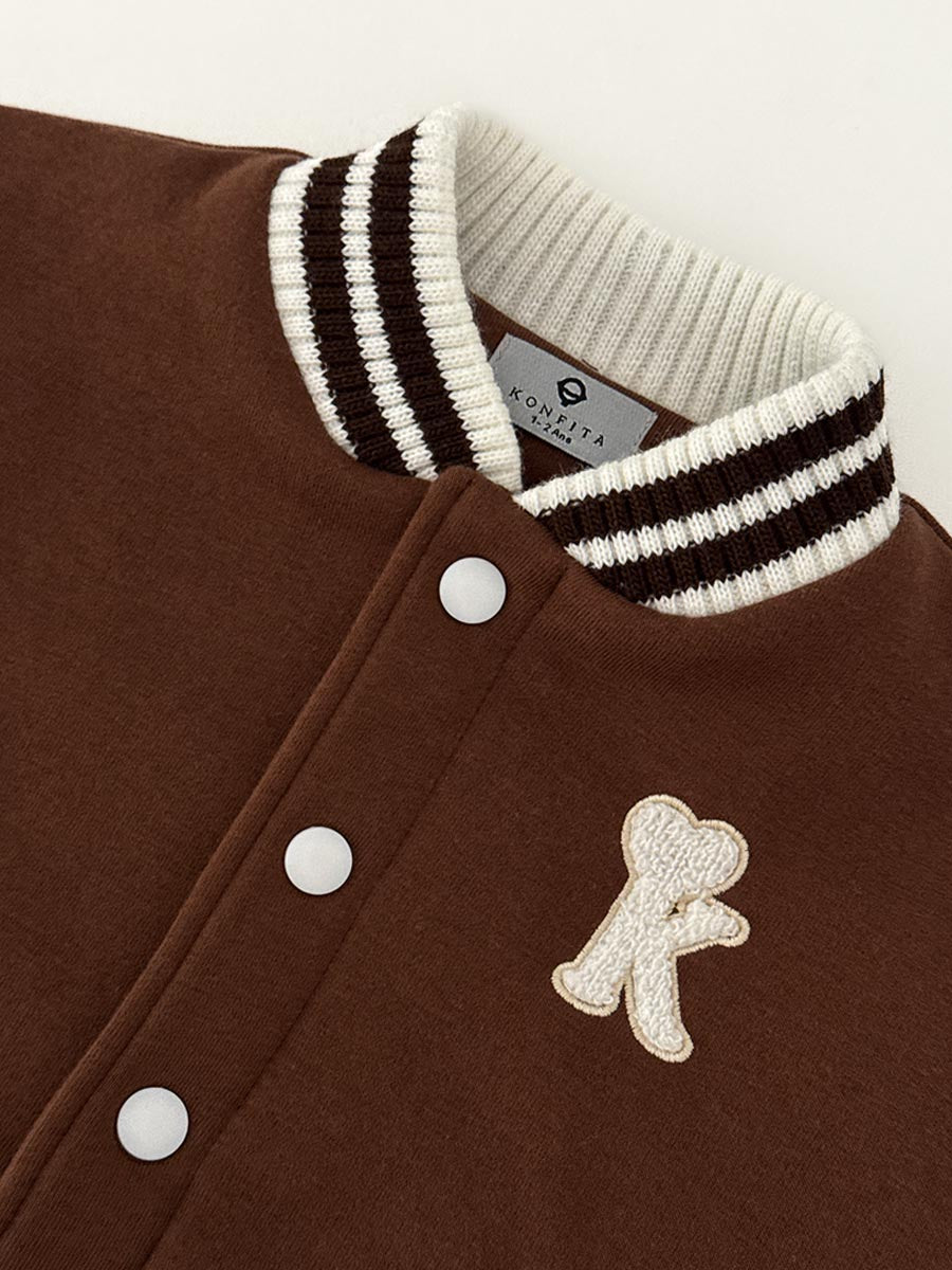 Gilet Moltonné Marron