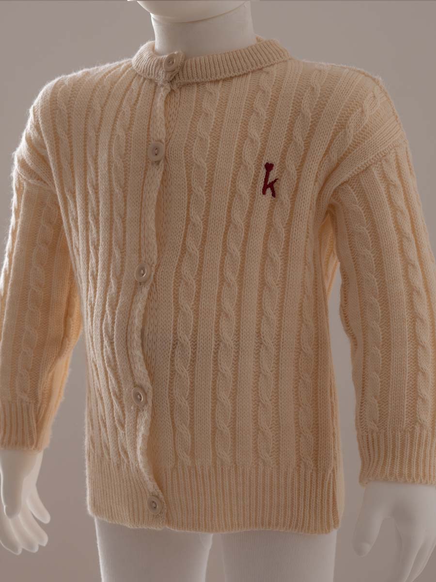 Gilet Tricot Torsadé