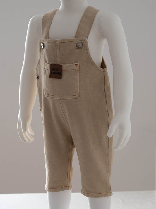 Salopette Jeans Beige V1