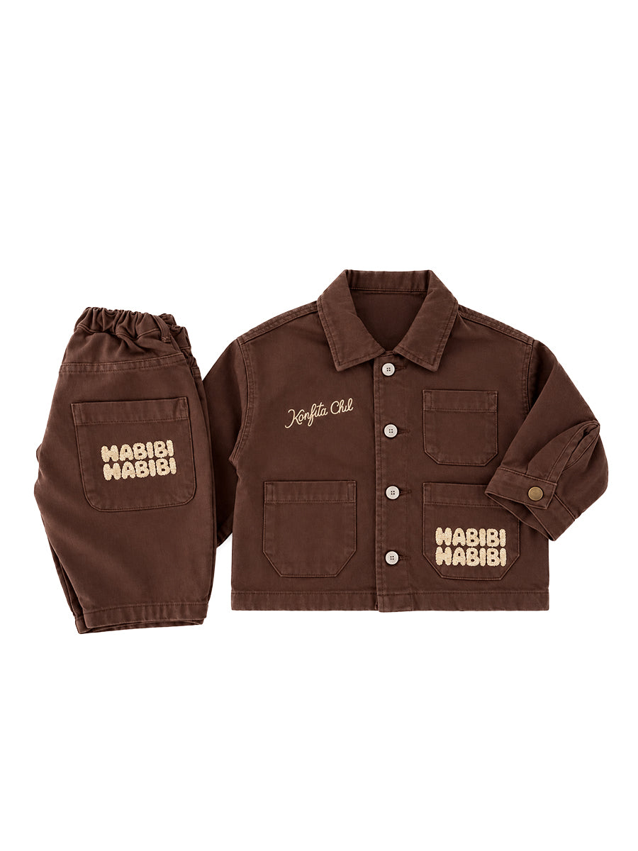 Ensemble Denim Habibi Marron