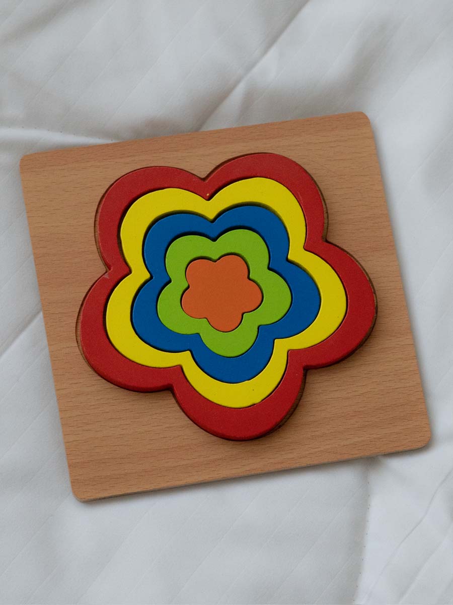 Puzzle en Bois - Fleur de Joie