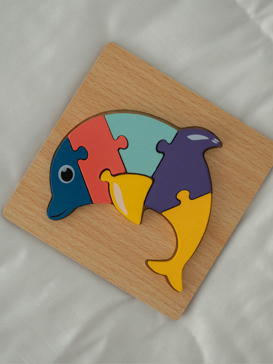 Puzzle en Bois – Dauphin