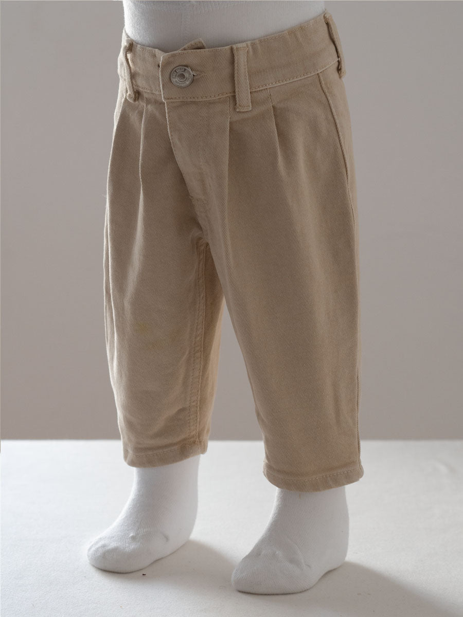 Pantalon Baggy Jeans Beige V1