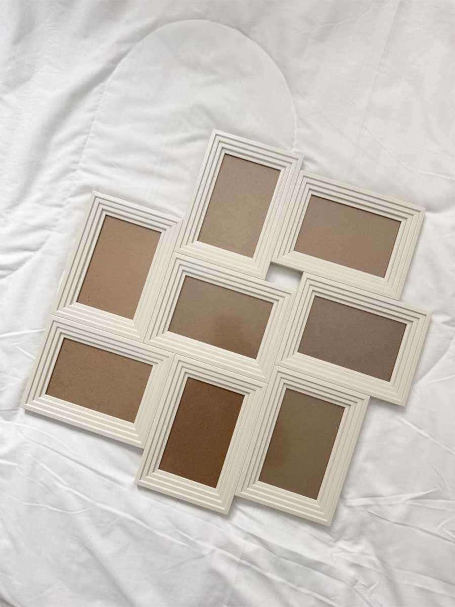 Cadre 4 – Blanc multi-photos