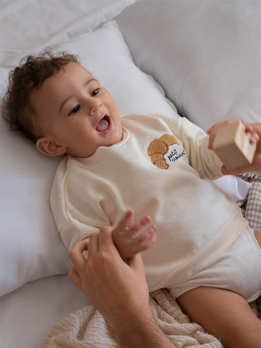 Pull Molletonné petit croissant V1