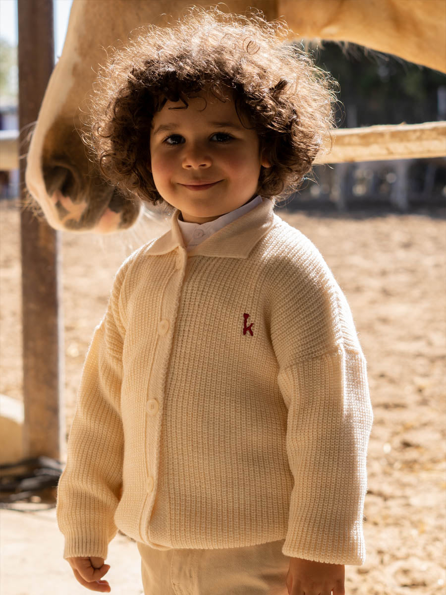 Gilet Tricot Cœur
