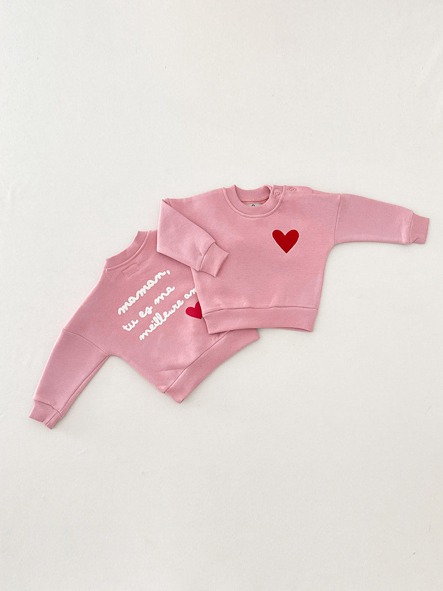 Pull Maman tu es ma meilleure amie Rose