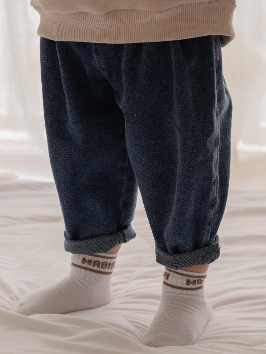 Pantalon Jeans Ballon foncé V1