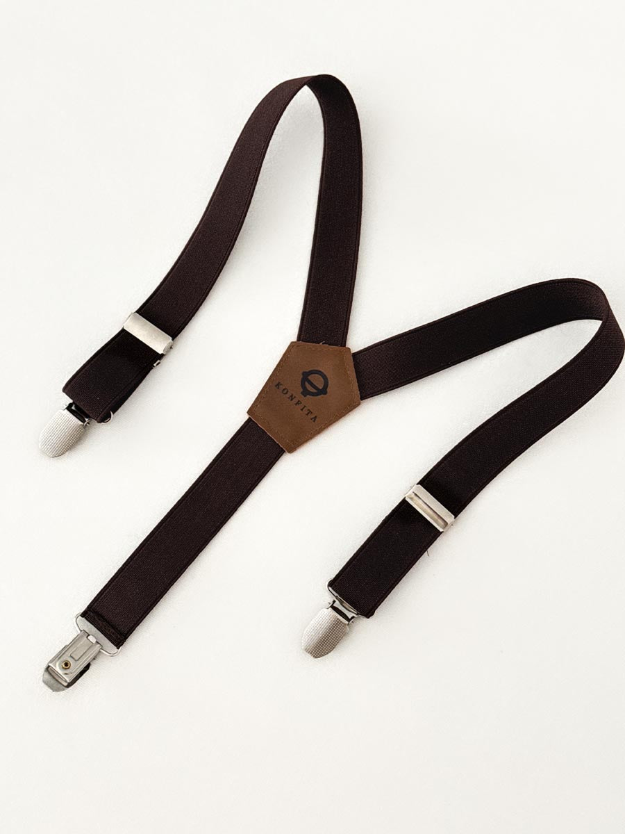Bretelles Ajustables Marron Foncé