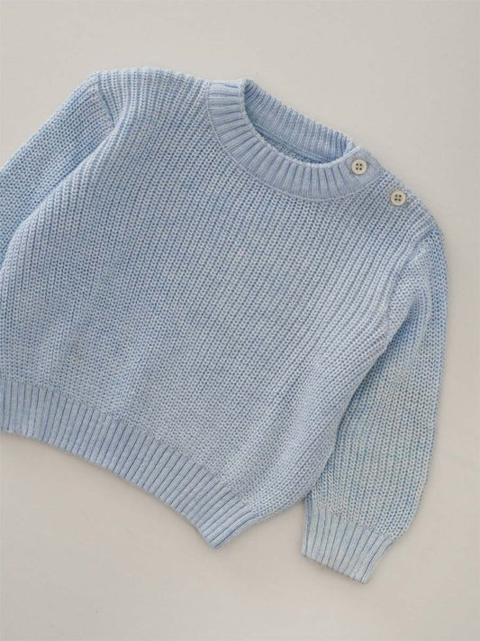 Pull Tricot Bleu Ciel