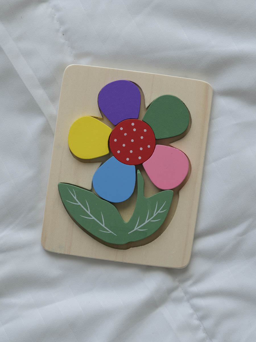 Puzzle en Bois - Fleur Magique 1