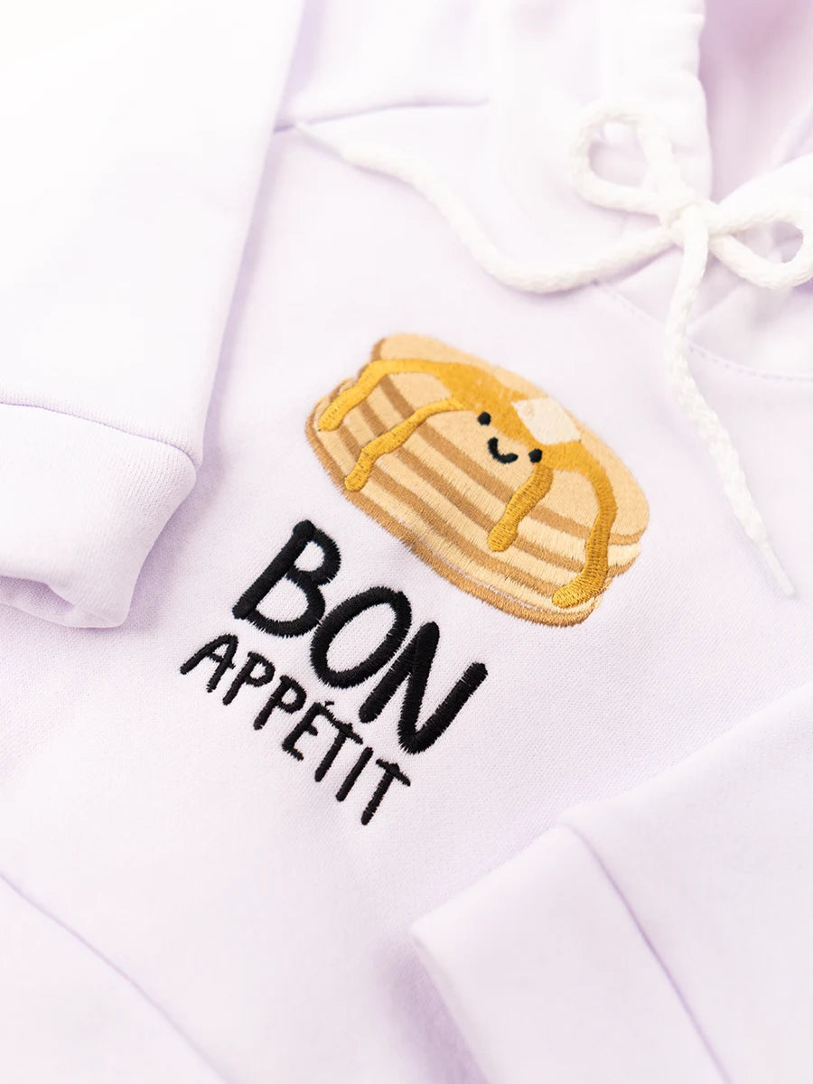 Hoodie Molletonnée Bon appétit V1
