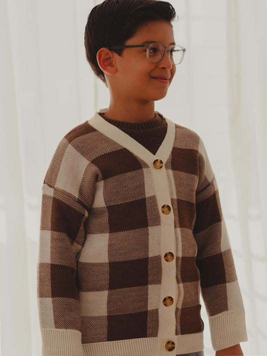 Gilet carreaux V1