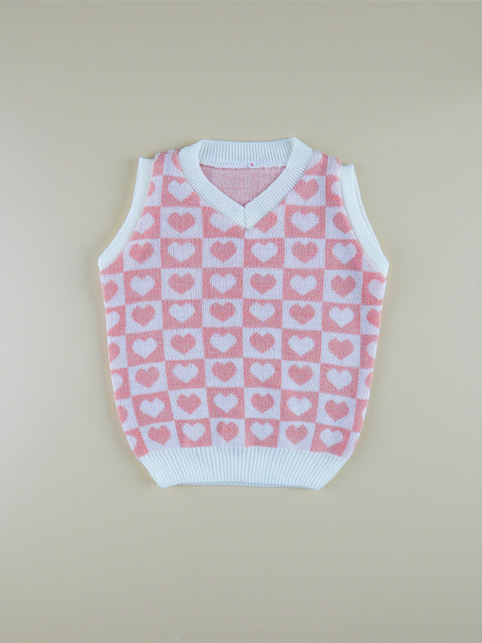Debardeur coeur Rose V1