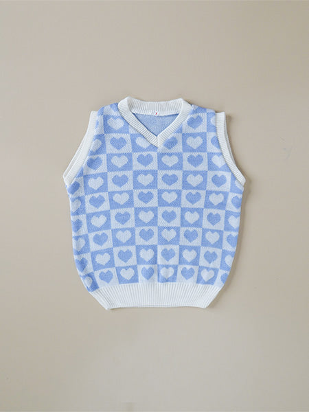 Debardeur coeur Bleu Ciel V1