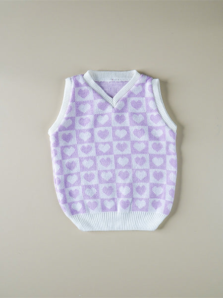 Debardeur coeur Violet V1