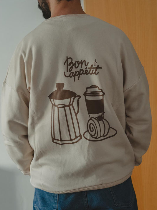 Pull Molletonné Bon appétit Adulte V1