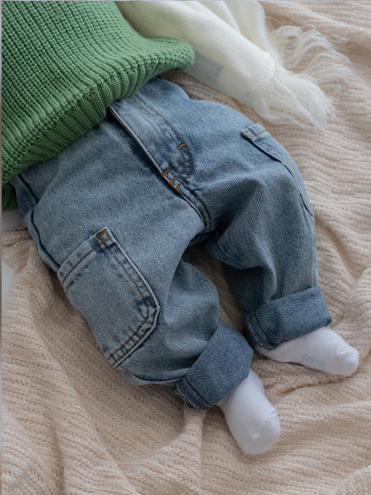 Pantalon Jeans Cargo V1