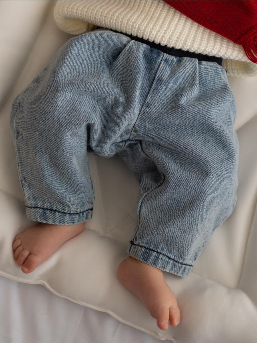 Pantalon Jeans Ballon clair V1