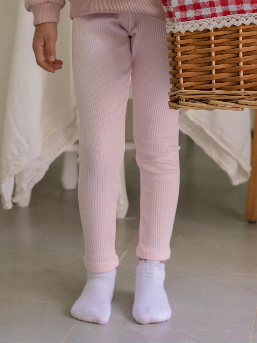 Legging Coton Rose V1