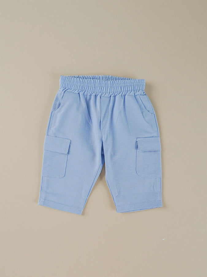Pantalon Cargo Classique Bleu Ciel V1