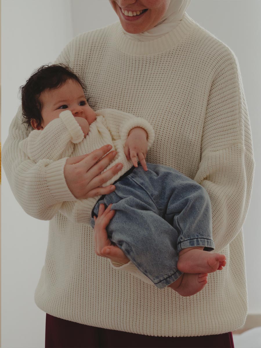 Pull tricot Blanc Adulte V1