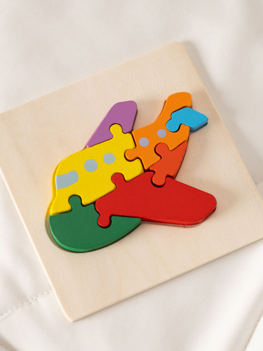 Puzzle en Bois –  Avion de Lune V2