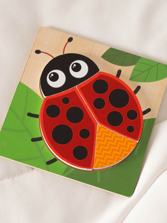 Puzzle en Bois – Cocci la Coccinelle V2