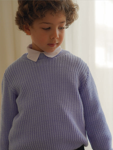 Pull tricot Bleu Ciel