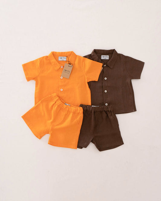 Ensemble Chemise & Short en Lin
