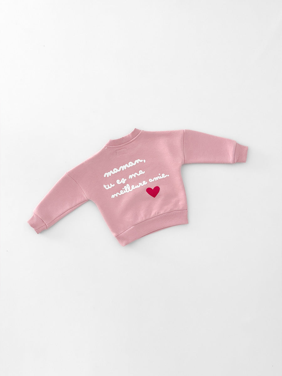 Ensemble Maman tu es ma meilleure amie Rose