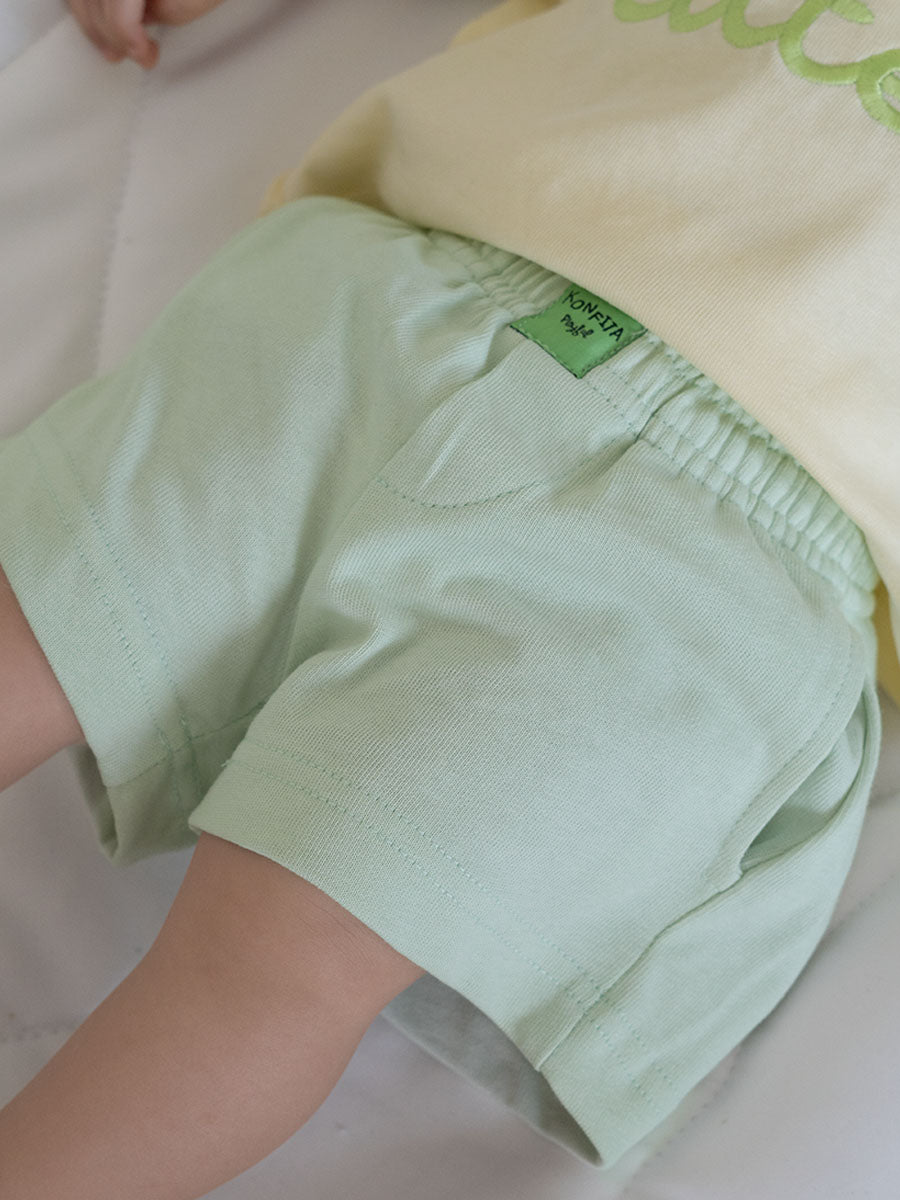 Short Coton Vert
