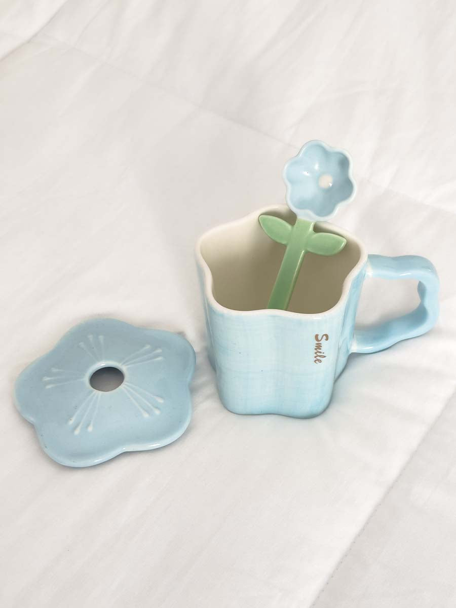 Blue Flower Mug