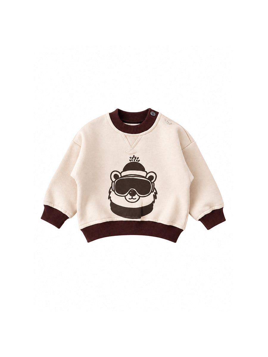 Sweat Snow Bear Beige