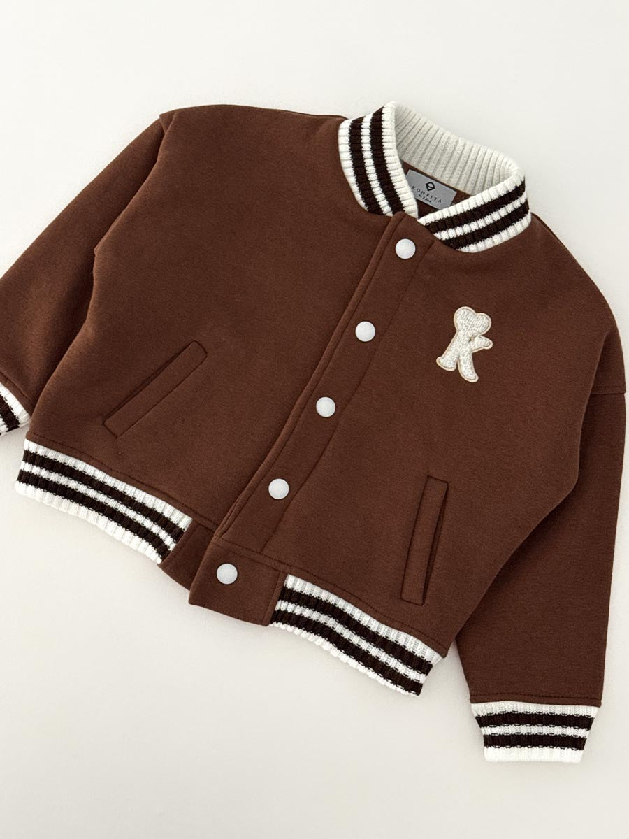 Gilet Moltonné Marron