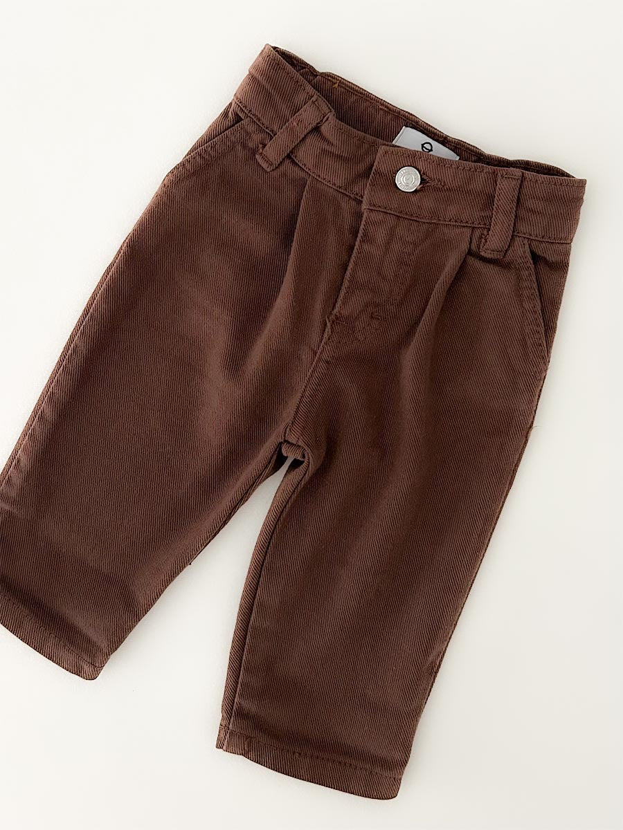 Pantalon Jean Baggy Chocolat