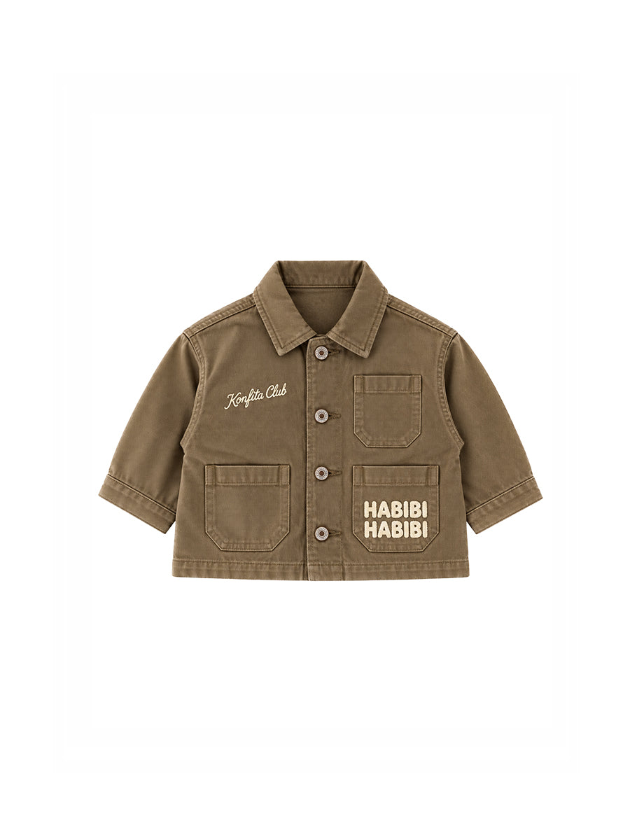 Veste Jean Habibi Mocca
