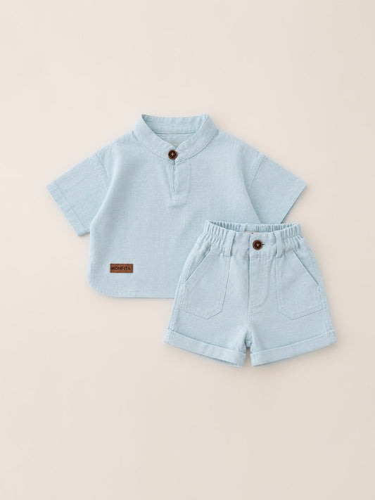 Ensemble Kamraya Bleu Pastel