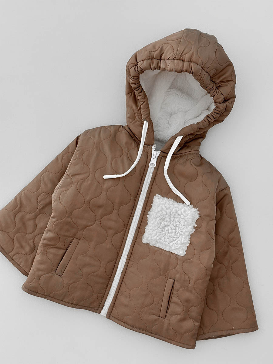 Manteau Matelassé Mocca