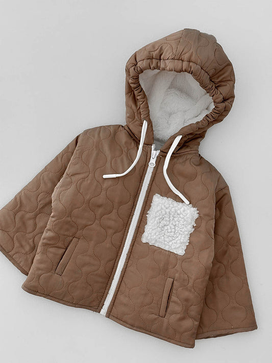 Manteau Matelassé Mocca