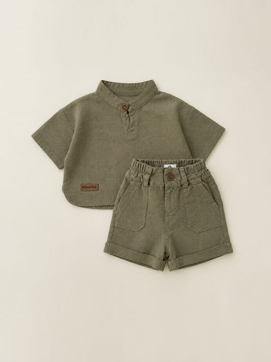 Ensemble Kamraya Vert Olive