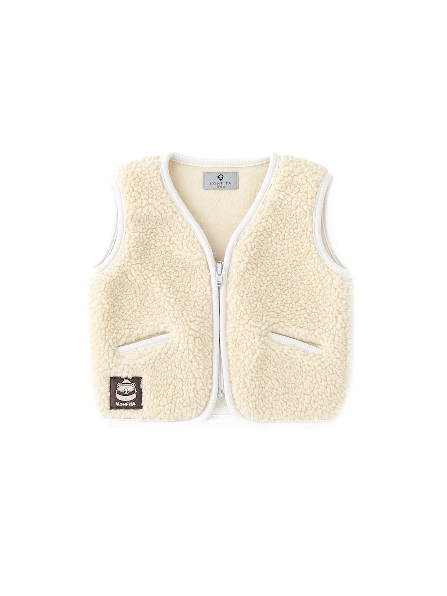 Gilet Alloucha Écru