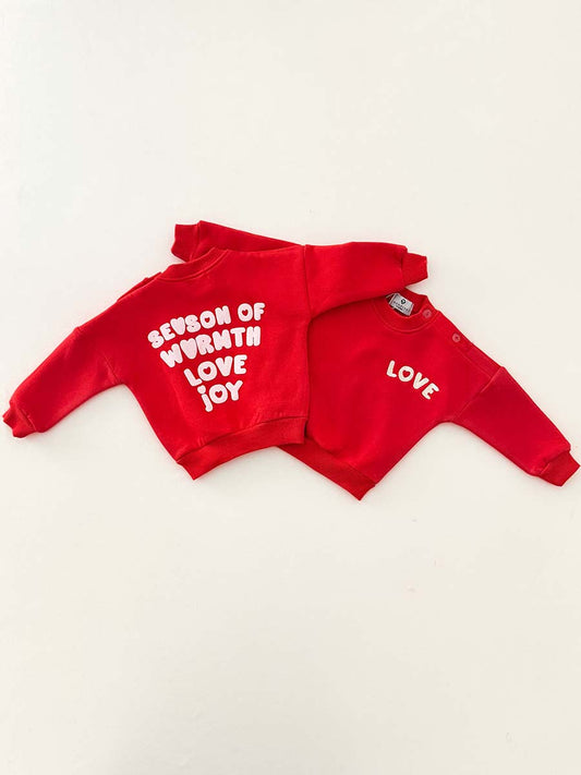 Pull Love Joy Rouge