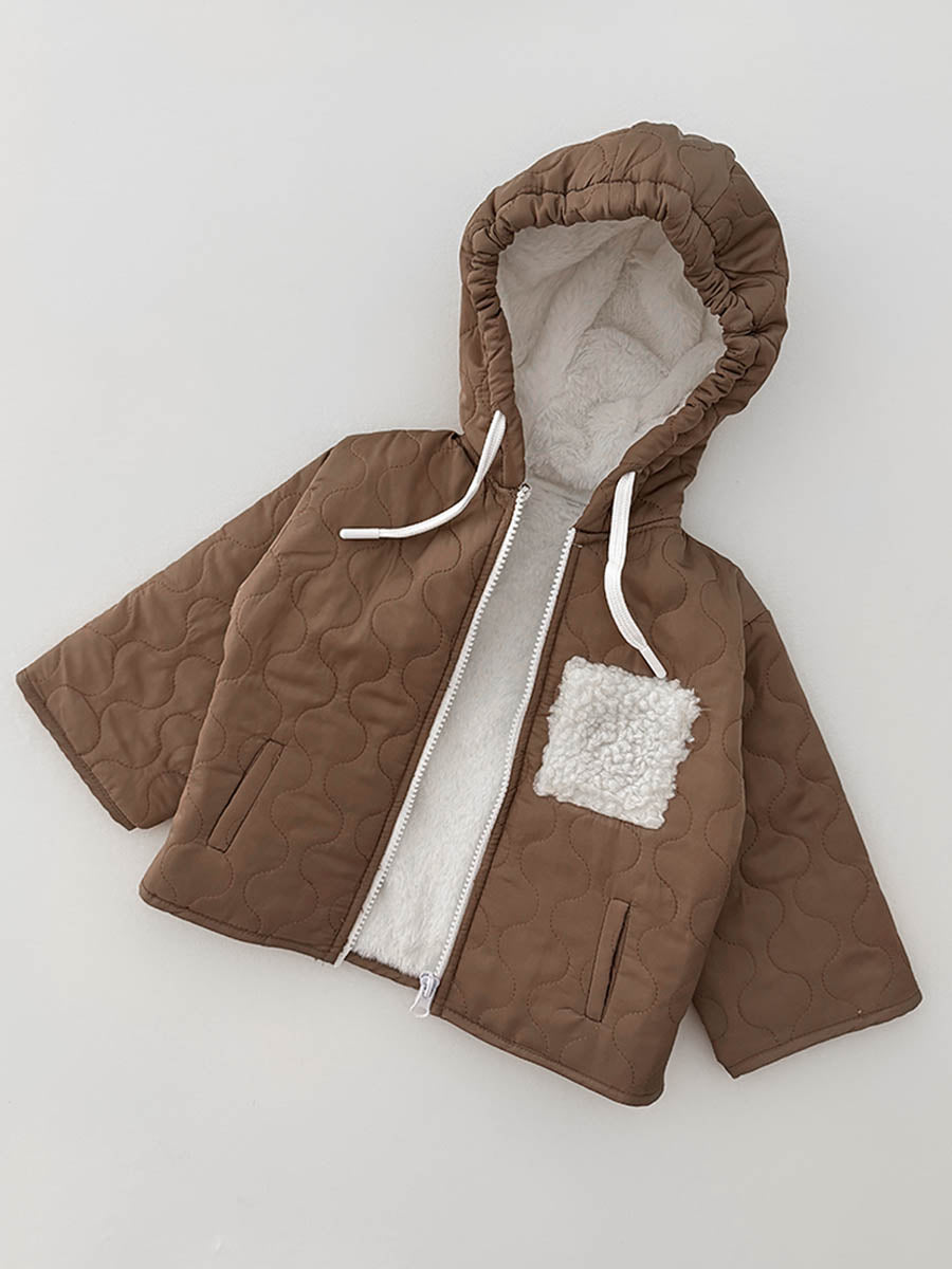 Manteau Matelassé Mocca
