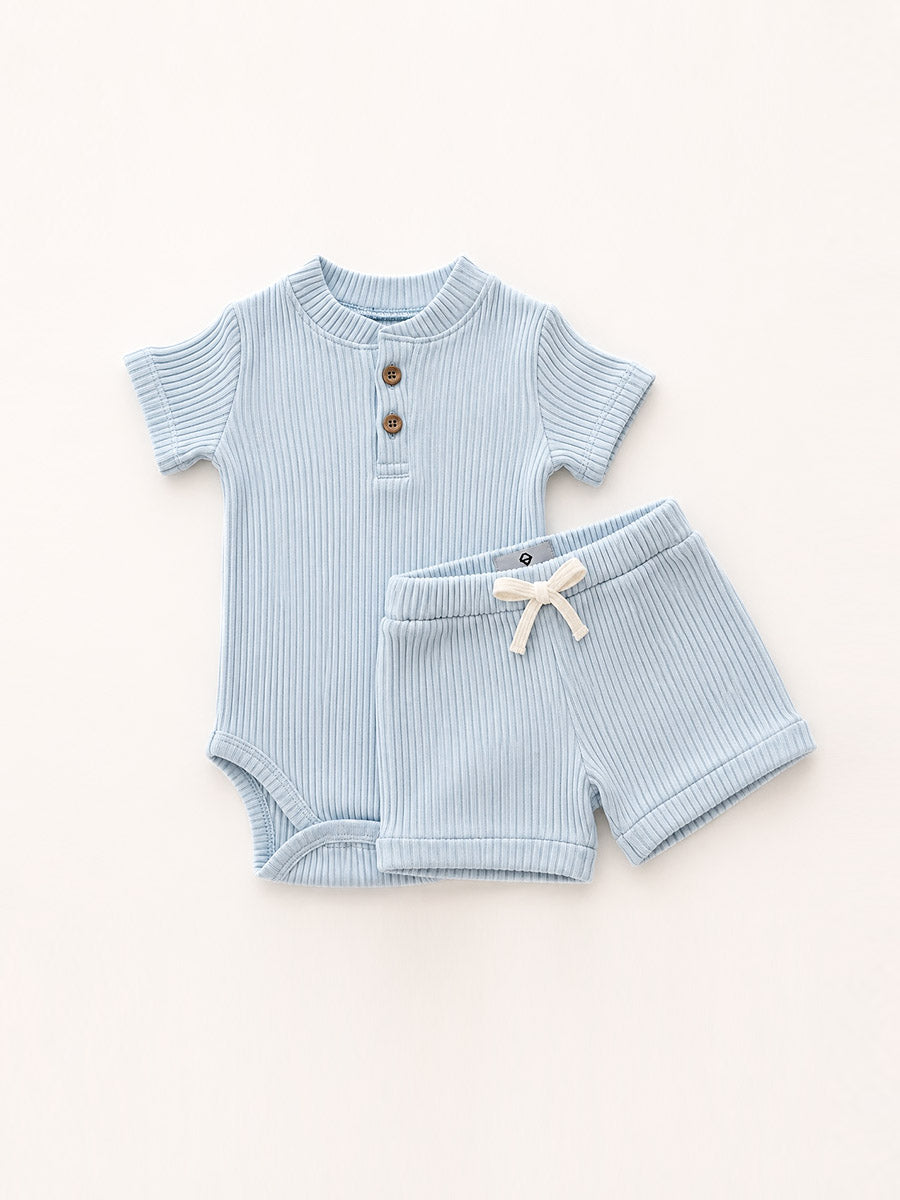 Body Short Bleu Ciel