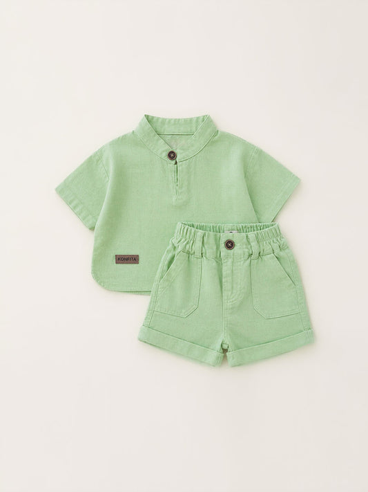 Ensemble Kamraya Vert Pastel