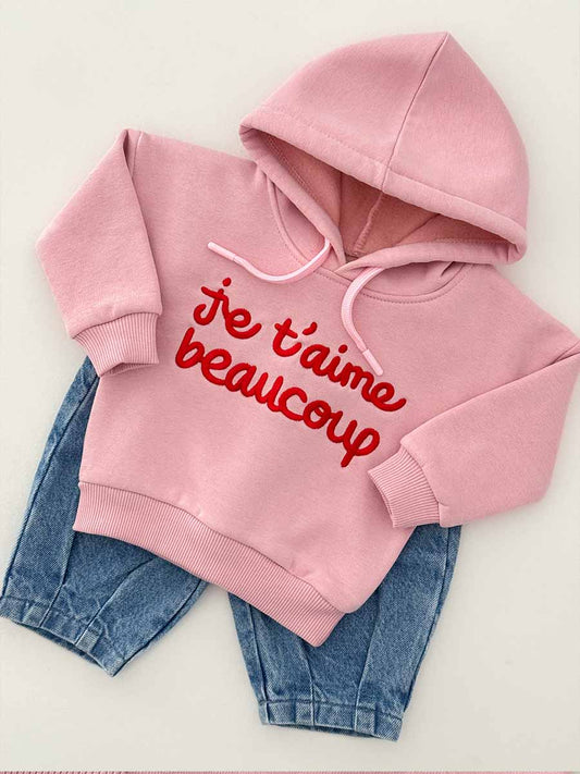 Ensemble Jean Je t'aime  Rose